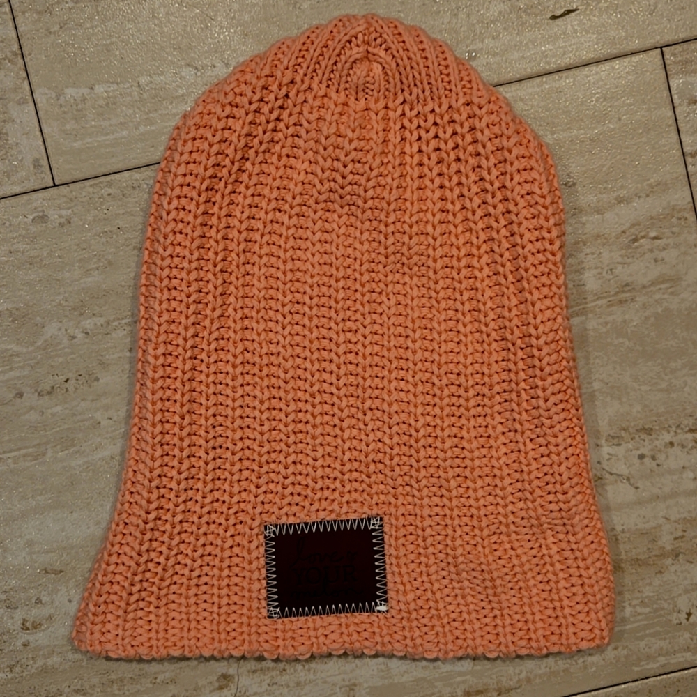 Love Your Melon Pink Knit Beanie